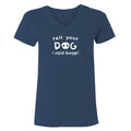Tell Your Dog I Said Boop - Ladies T-Shirt V-Neck