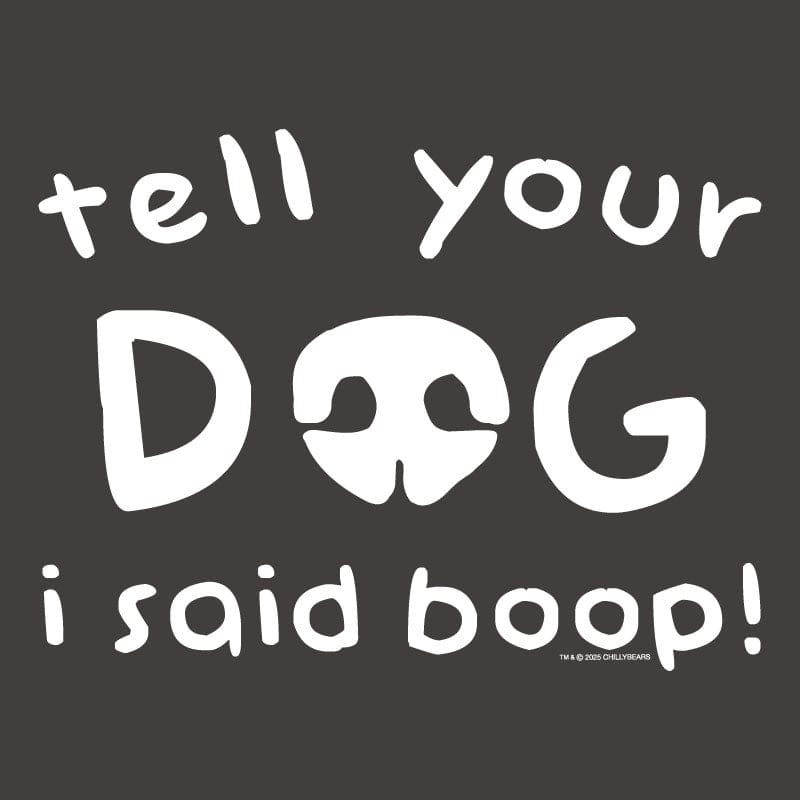 Tell Your Dog I Said Boop - Ladies Curvy V-Neck Tee