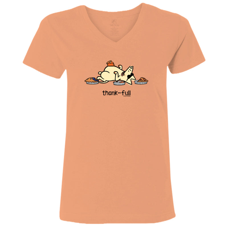 Thankfull - Ladies T-Shirt V-Neck