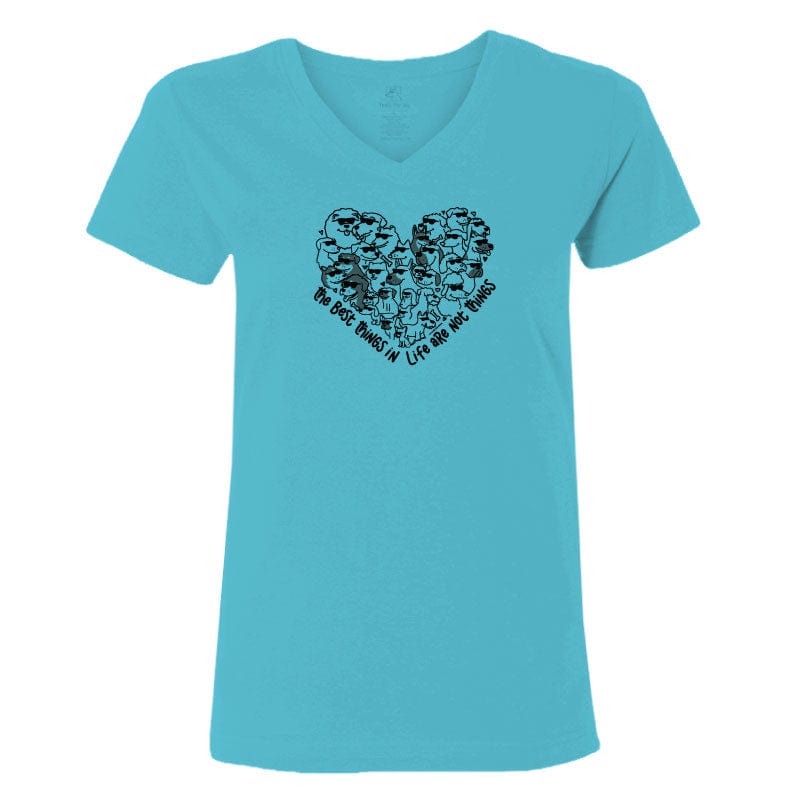 The Best Things In Life - Ladies T-Shirt V-Neck