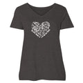 The Best Things In Life - Ladies Curvy V-Neck Tee