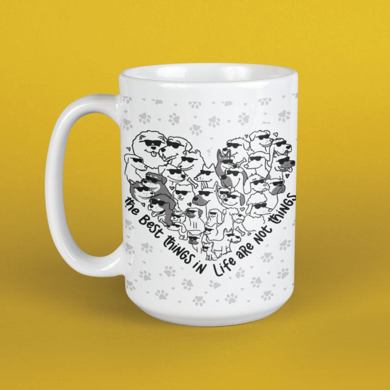 The Best Things In Life - Large Coffee Mug