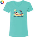 Dog Days of Summer  - Ladies T-Shirt V-Neck
