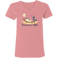 Dog Days of Summer  - Ladies T-Shirt V-Neck