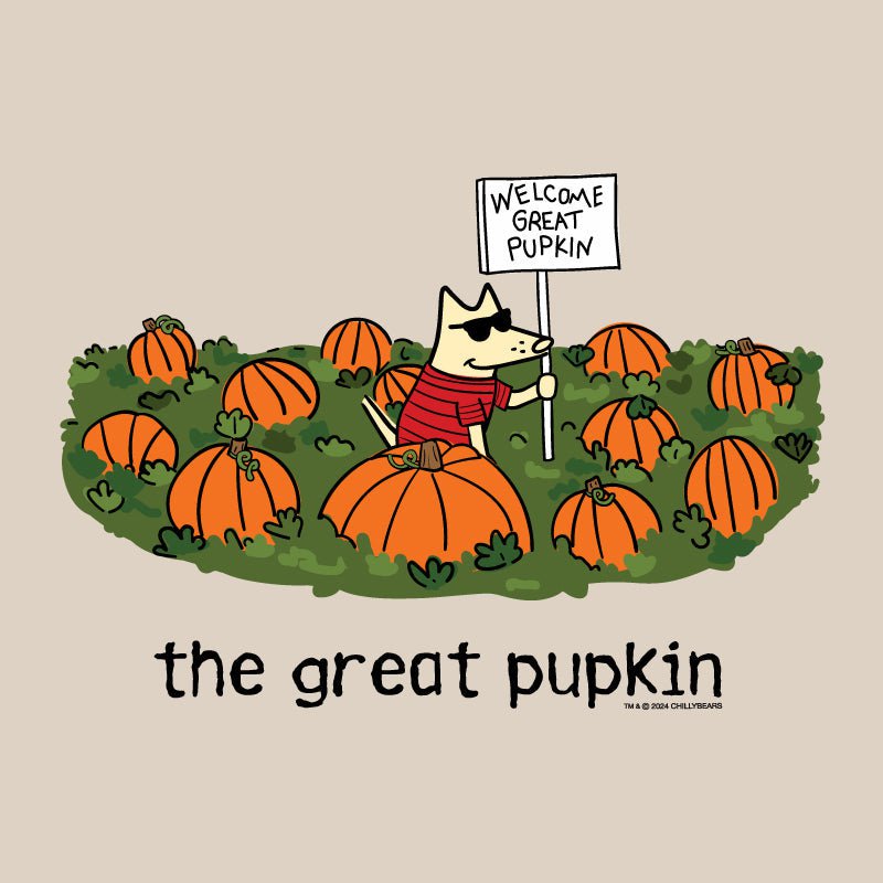 The Great Pupkin - Ladies Curvy V-Neck Tee