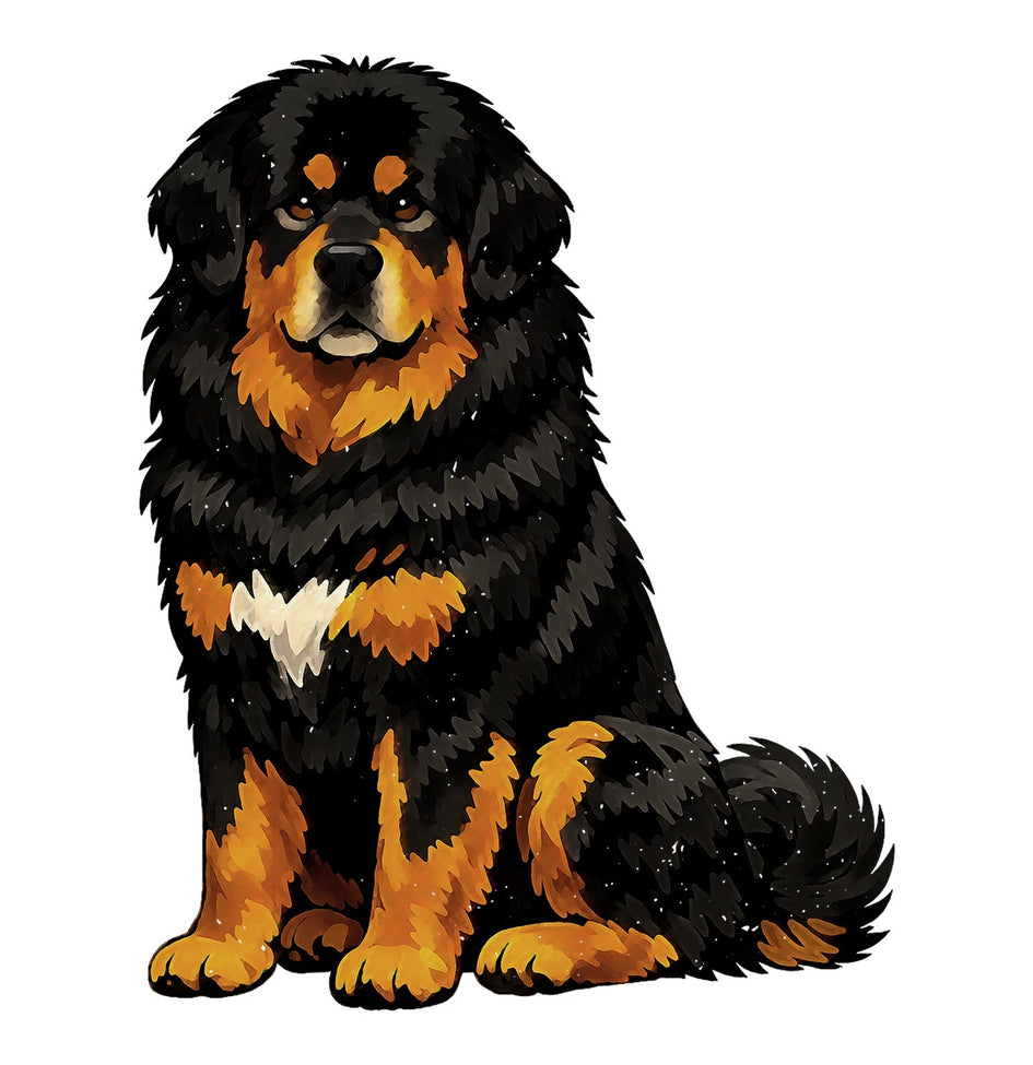 Tibetan Mastiff Watercolor - Ceramic Mug