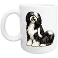 Tibetan Terrier Watercolor - Ceramic Mug