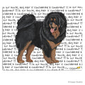 Tibetan Mastiff Cutting Board