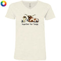 Together For Texas - Ladies T-Shirt V-Neck
