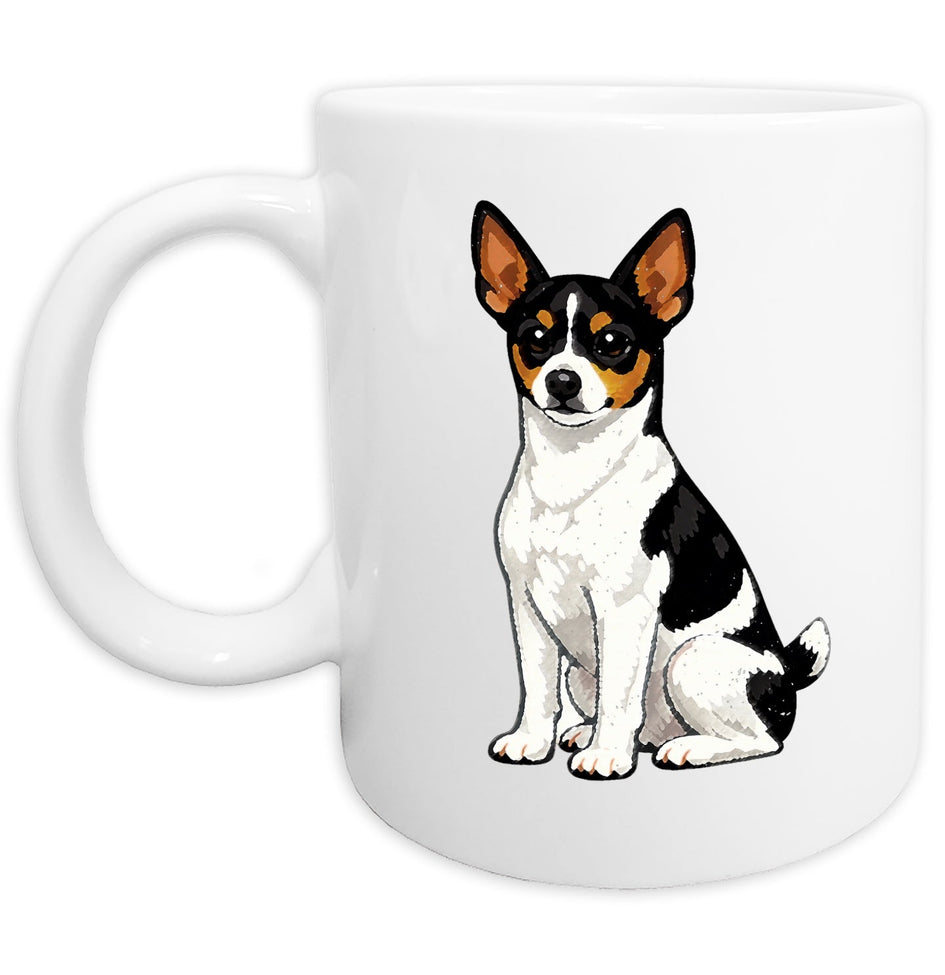 Toy Fox Terrier Watercolor - Ceramic Mug