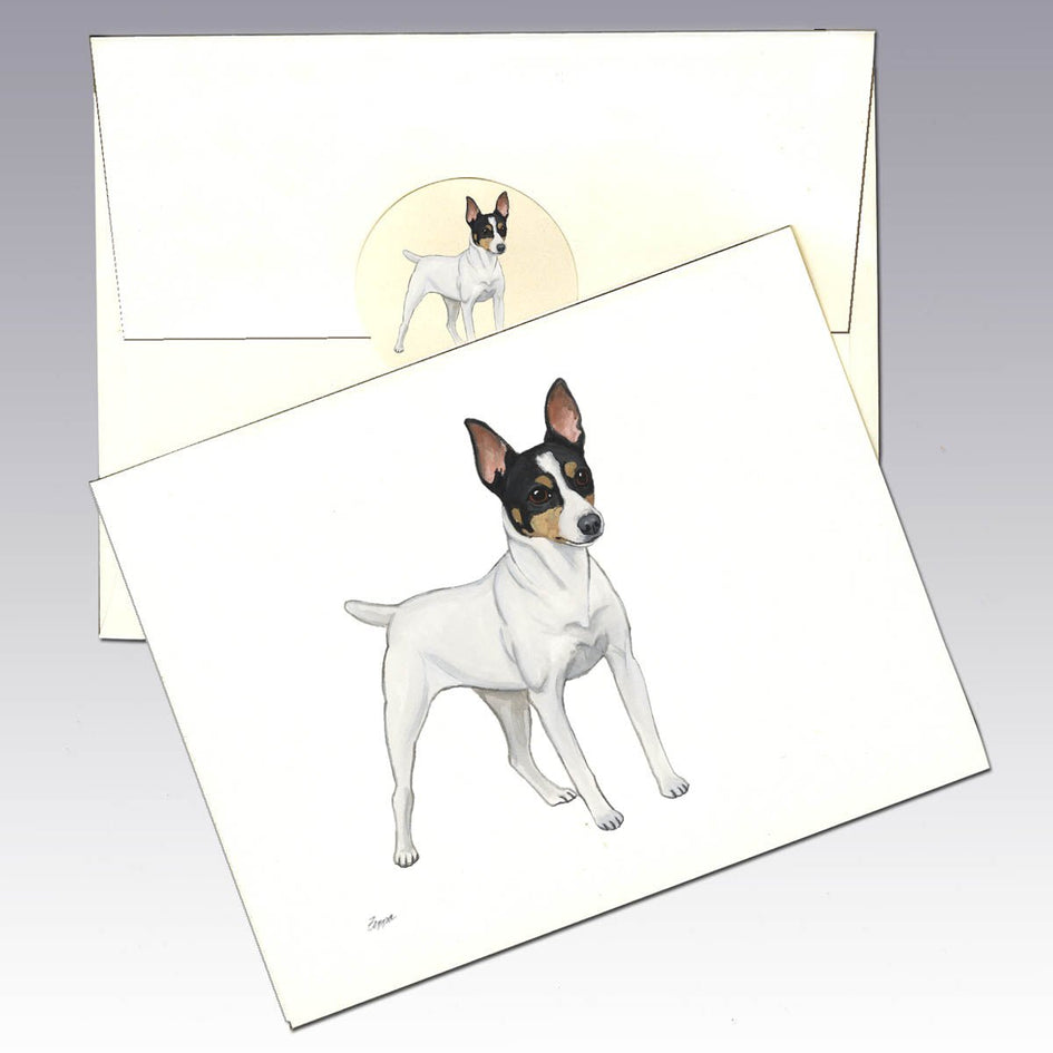 Toy Fox Terrier Note Cards