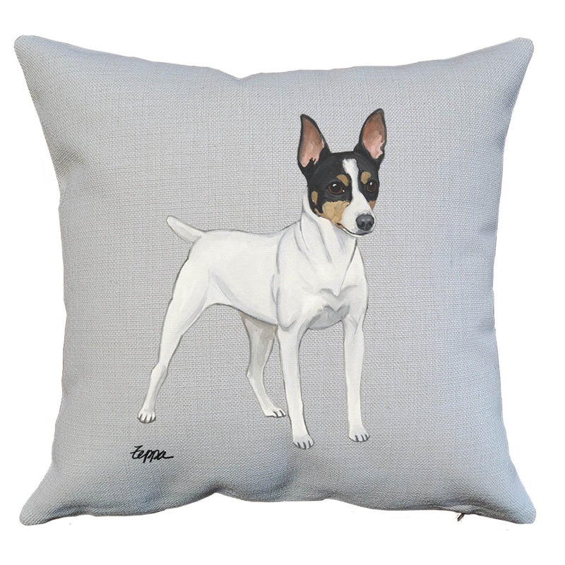 Toy Fox Terrier Pillow Cover
