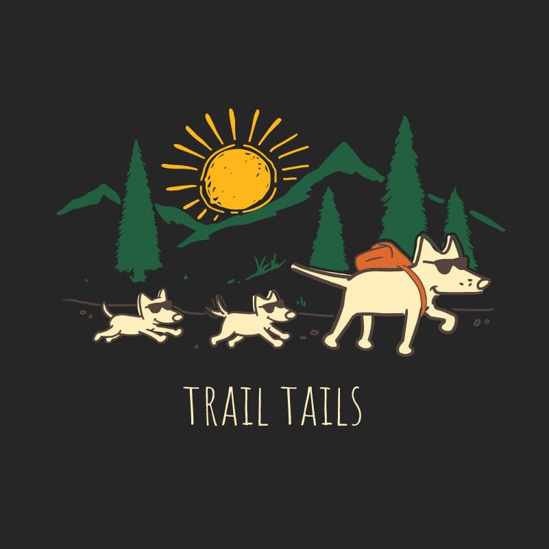 Trail Tails - Ladies T-Shirt V-Neck