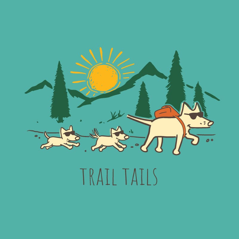 Trail Tails - Ladies T-Shirt V-Neck