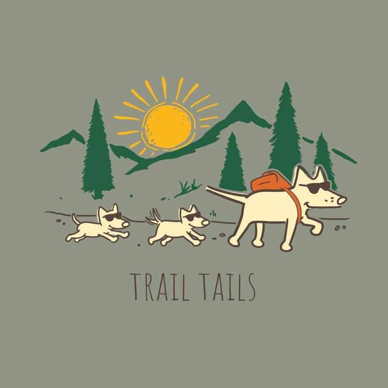 Trail Tails - Ladies Curvy V-Neck Tee