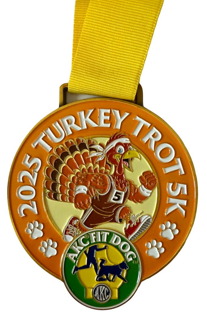 AKC Fit Dog Turkey Trot Medallion