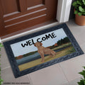 Wirehaired Vizsla Welcome Mat