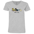 Walk It Off - Ladies T-Shirt V-Neck
