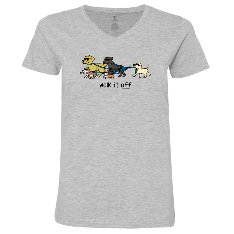 Walk It Off - Ladies T-Shirt V-Neck