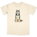 Watercolor Alaskan Malamute Adult Unisex T-Shirt