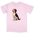Watercolor American English Coonhound Adult Unisex  T-Shirt
