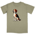 Watercolor American English Coonhound Adult Unisex  T-Shirt