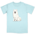 Watercolor American Eskimo Dog Adult Unisex T-Shirt