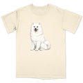 Watercolor American Eskimo Dog Adult Unisex T-Shirt
