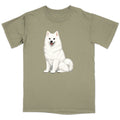 Watercolor American Eskimo Dog Adult Unisex T-Shirt