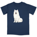 Watercolor American Eskimo Dog Adult Unisex T-Shirt