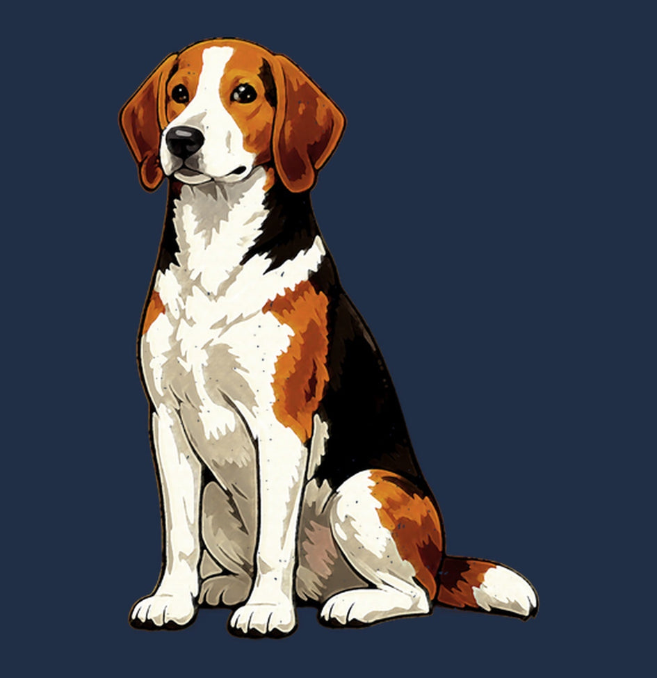 Watercolor American Foxhound Adult Unisex T-Shirt