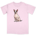 Watercolor American Hairless Terrier Adult Unisex T-Shirt