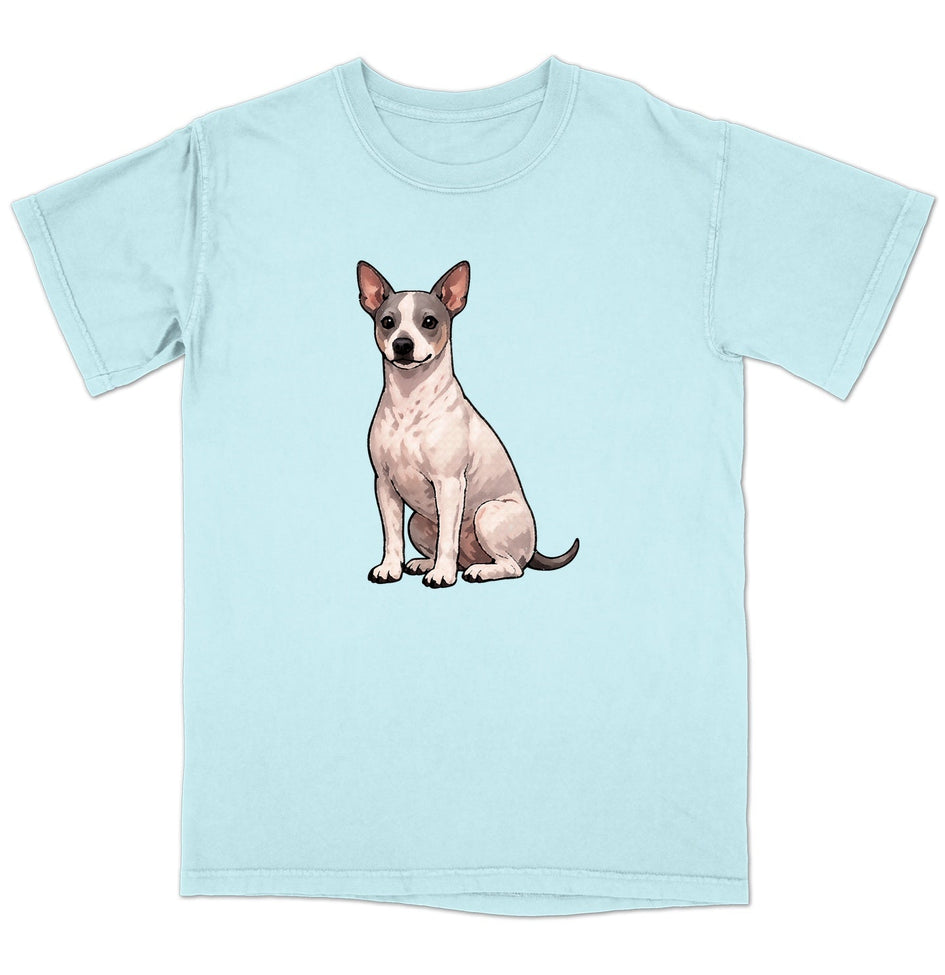 Watercolor American Hairless Terrier Adult Unisex T-Shirt