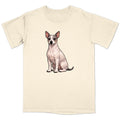 Watercolor American Hairless Terrier Adult Unisex T-Shirt