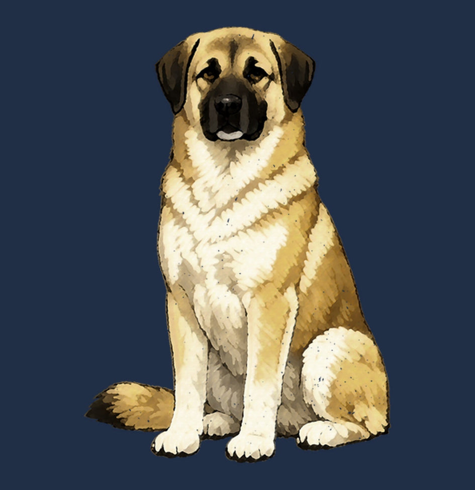 Watercolor Anatolian Shepherd Dog Adult Unisex T-Shirt