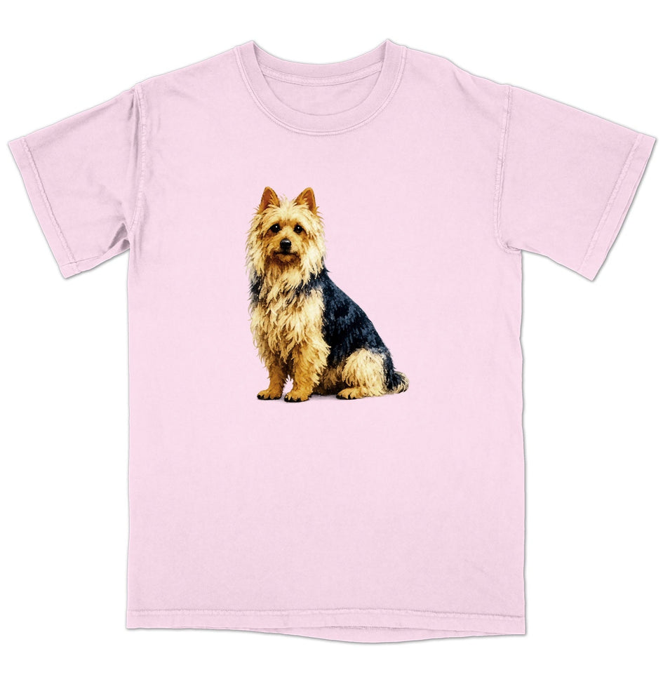 Watercolor Australian Terrier Adult Unisex T-Shirt
