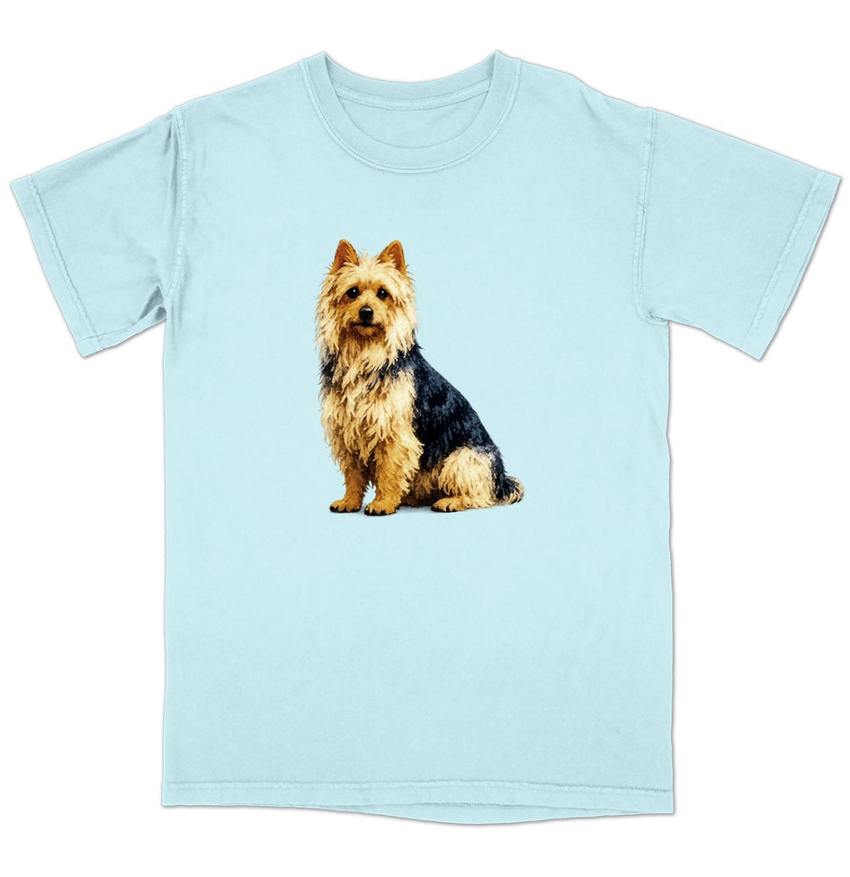 Watercolor Australian Terrier Adult Unisex T-Shirt
