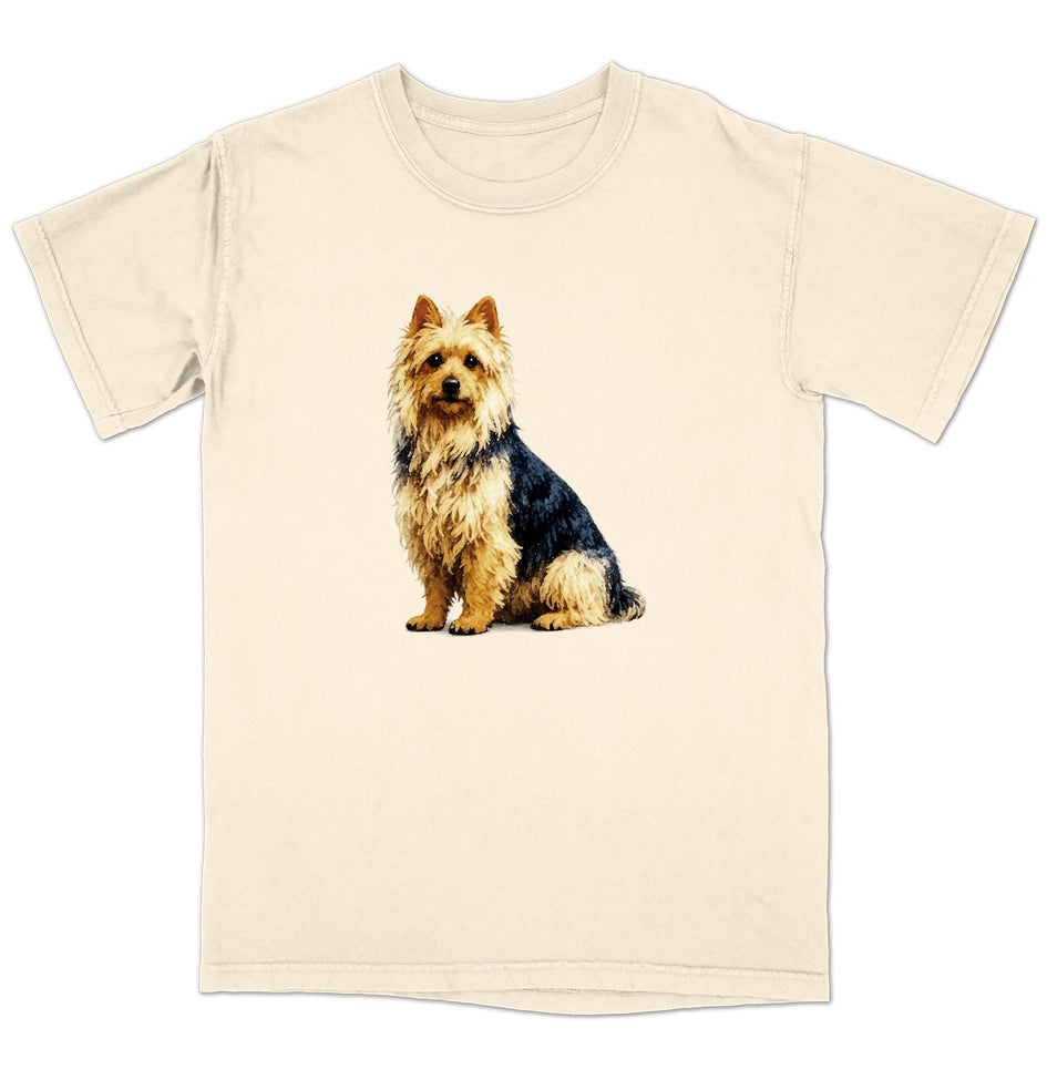 Watercolor Australian Terrier Adult Unisex T-Shirt