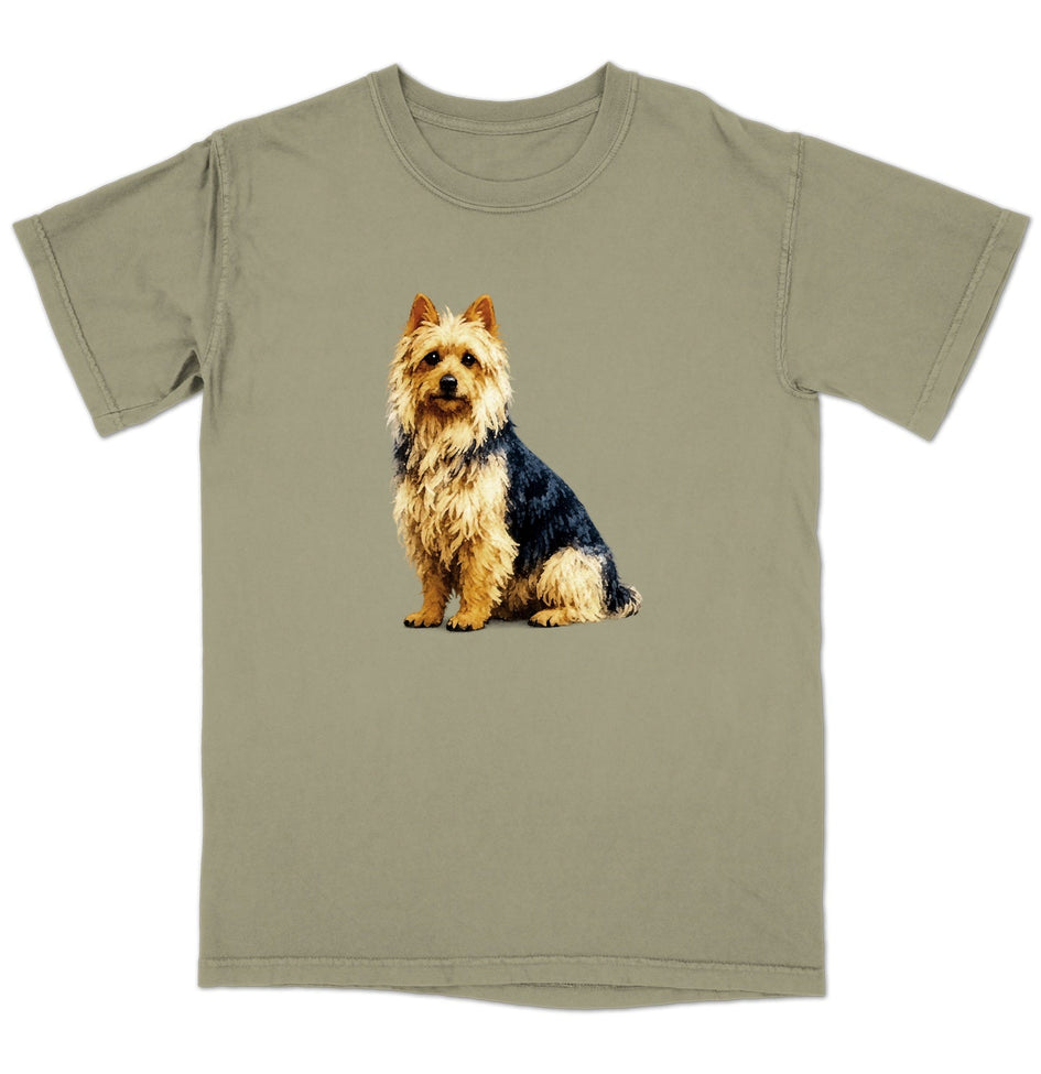 Watercolor Australian Terrier Adult Unisex T-Shirt