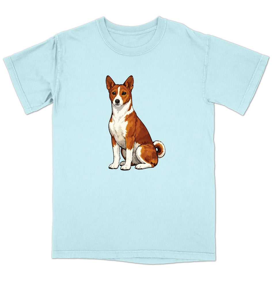 Watercolor Basenji Adult Unisex T-Shirt