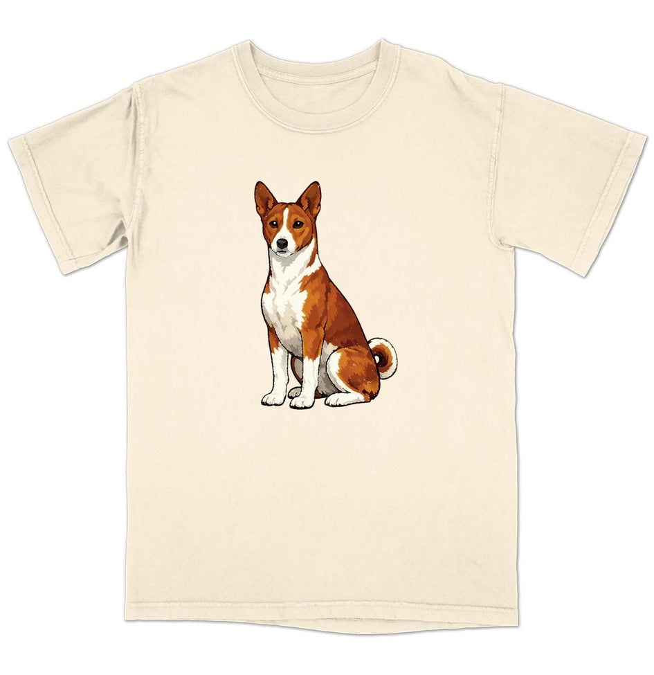 Watercolor Basenji Adult Unisex T-Shirt