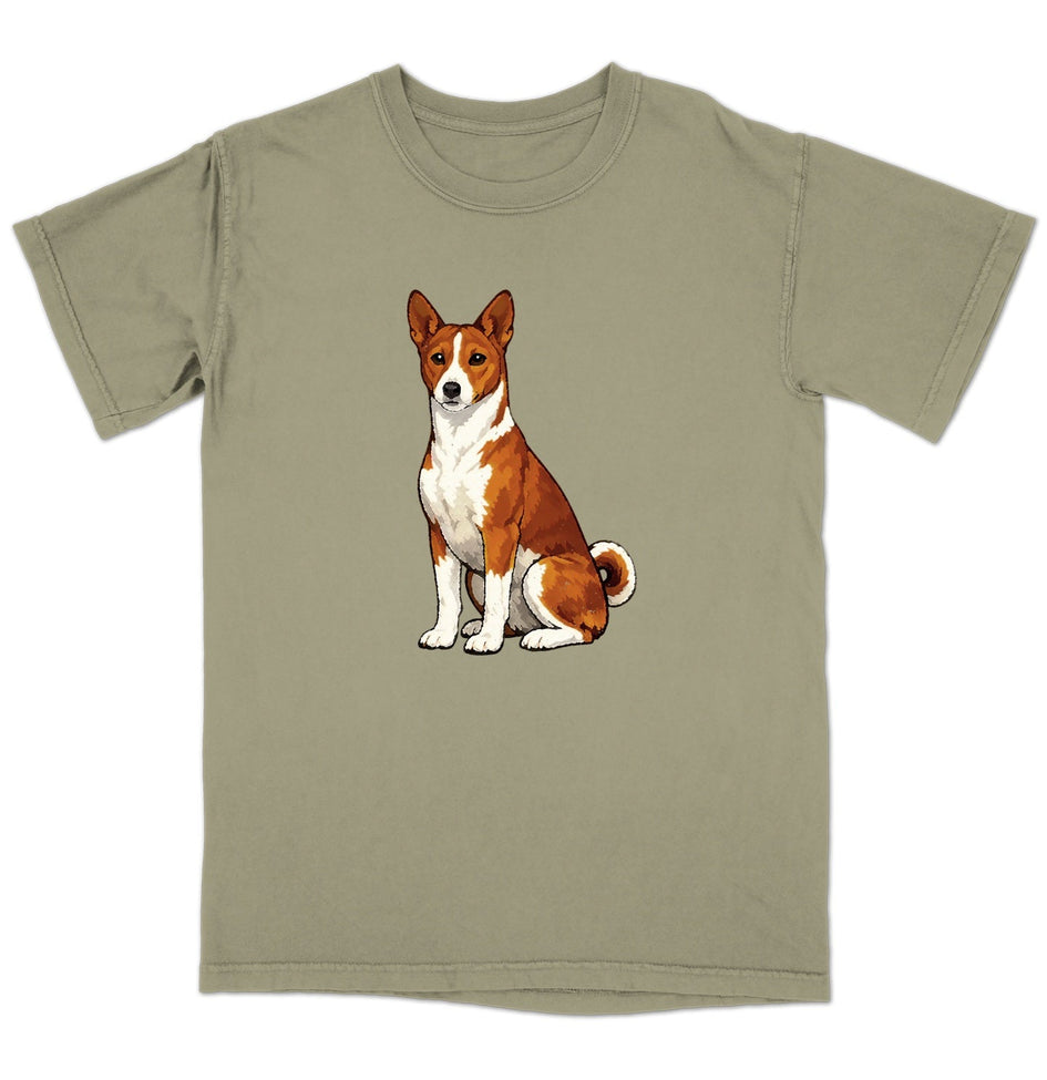 Watercolor Basenji Adult Unisex T-Shirt