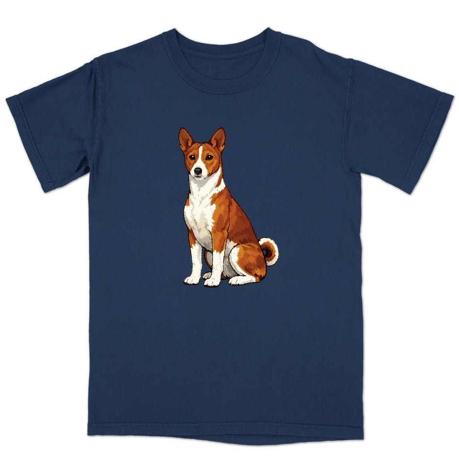 Watercolor Basenji Adult Unisex T-Shirt