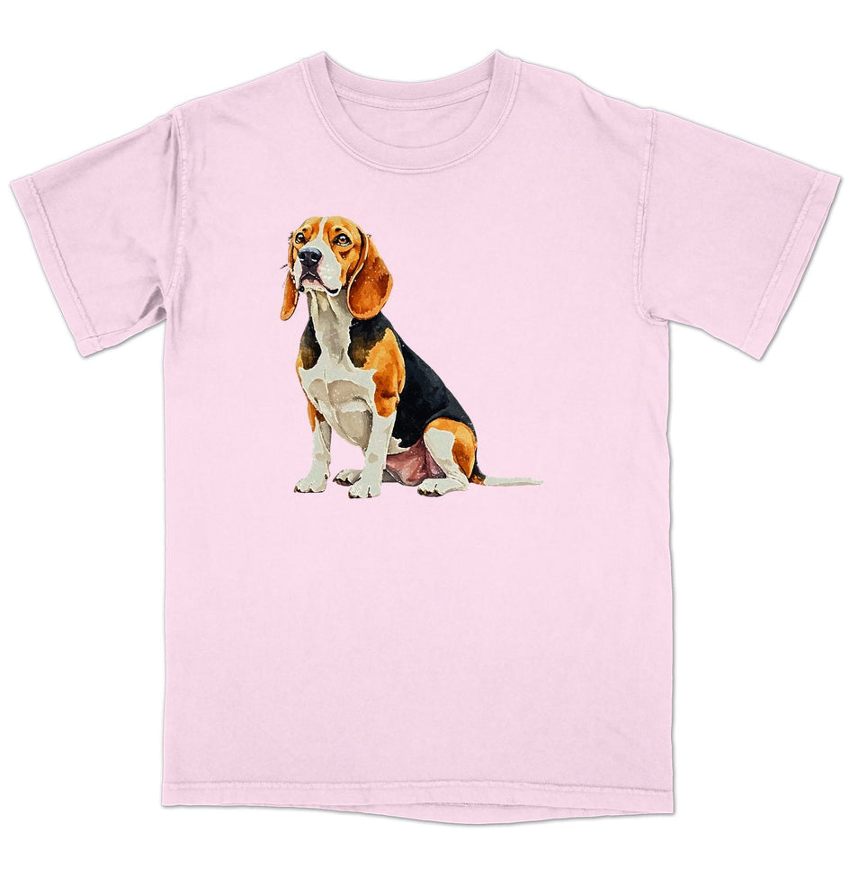 Watercolor Beagle Adult Unisex T-Shirt
