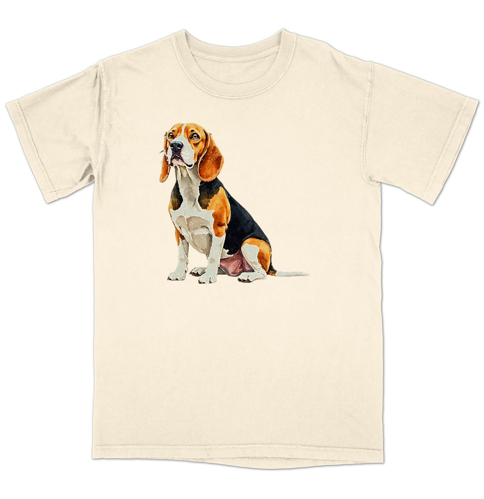Watercolor Beagle Adult Unisex T-Shirt