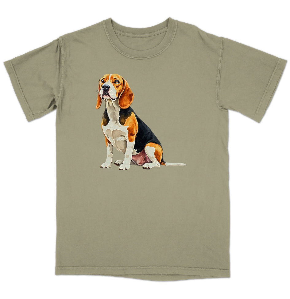 Watercolor Beagle Adult Unisex T-Shirt