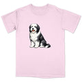 Watercolor Bearded Collie Adult Unisex T-Shirt