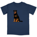 Watercolor Beauceron Adult Unisex Garment-Dyed T-Shirt
