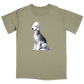 Watercolor Bedlington Terrier Adult Unisex T-Shirt