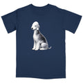 Watercolor Bedlington Terrier Adult Unisex T-Shirt